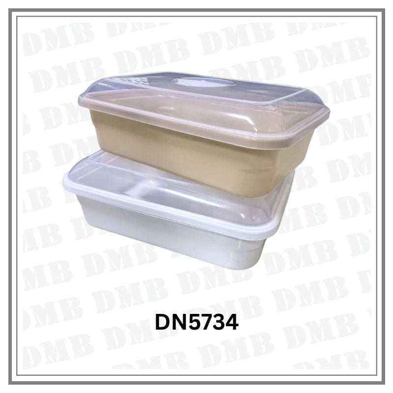 Rectangular Food Keeper with Transparent Cover (DN5734) | Shopee ...