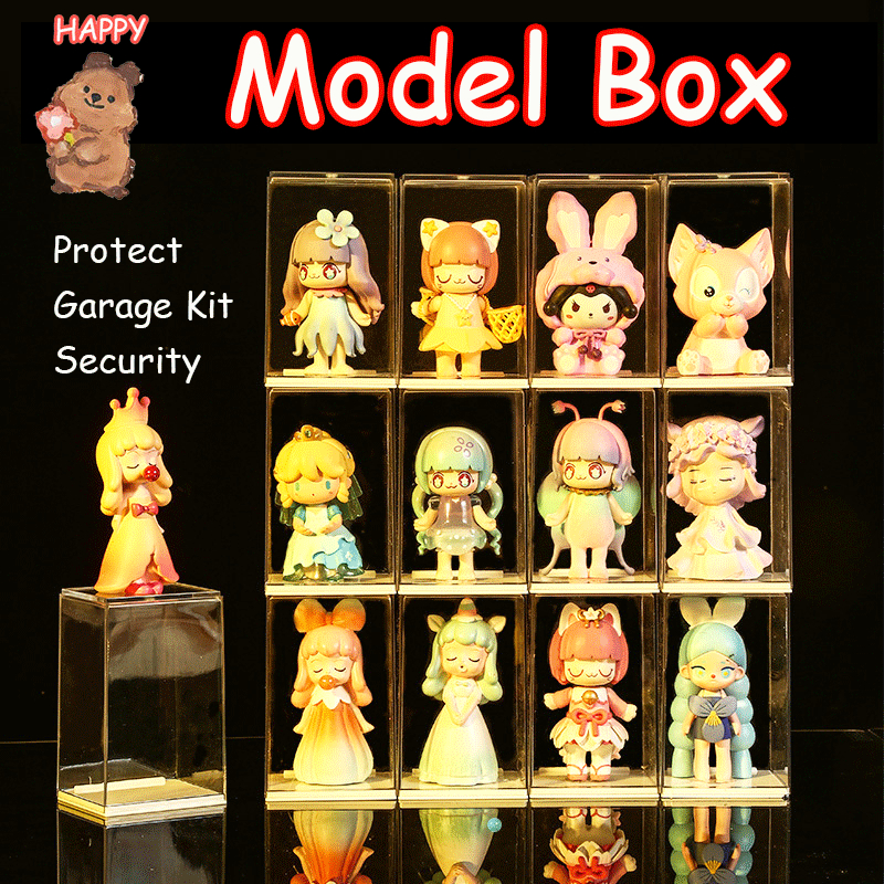 Blind Box Storage Display Box Mini Figure Acrylic Case Popmart Doll ...