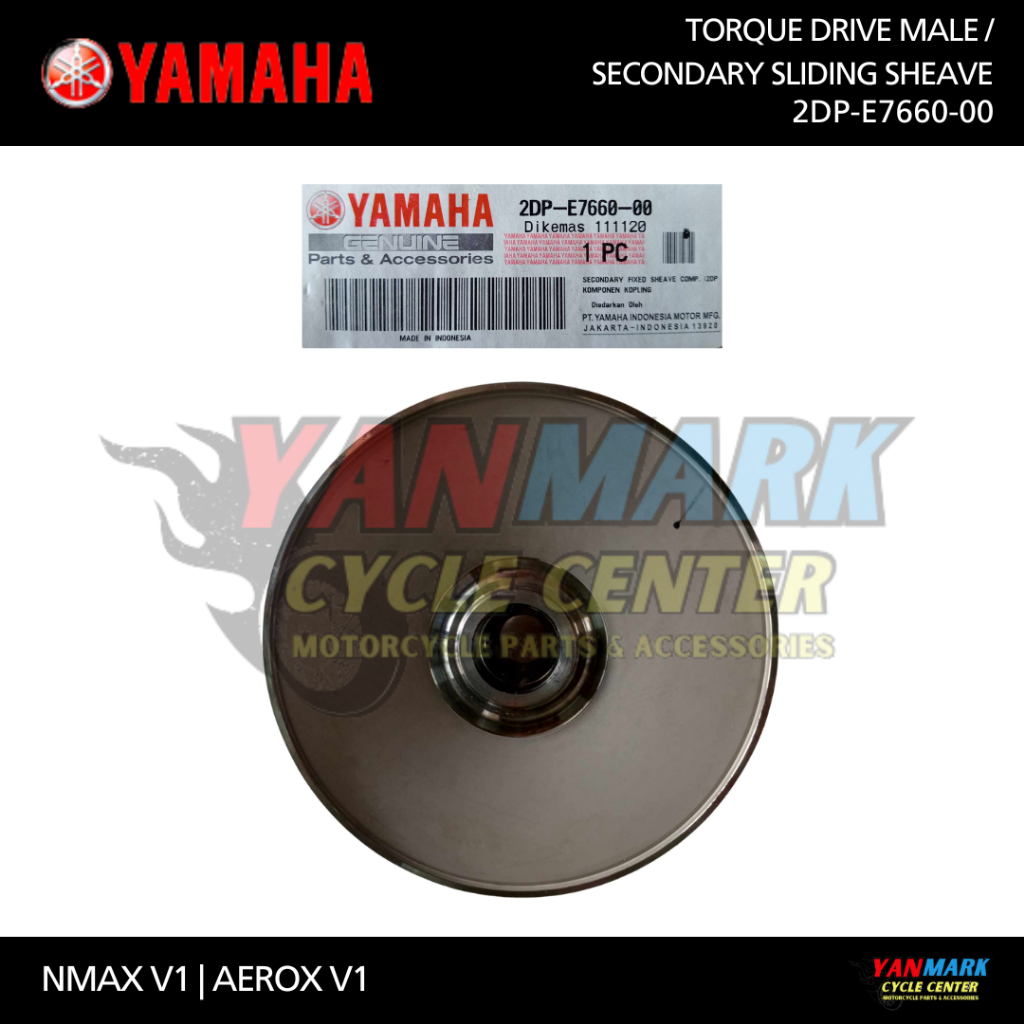 ORIGINAL YAMAHA - TORQUE DRIVE MALE / SECONDARY SLIDING SHEAVE - NMAX ...