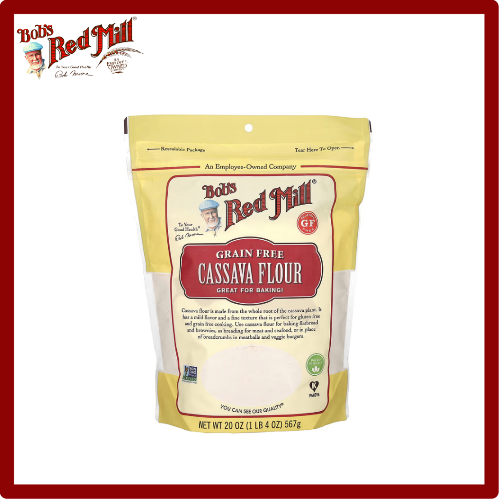 Bob's Red Mill, Cassava Flour, Grain Free, 20 oz (567 g) | Shopee ...