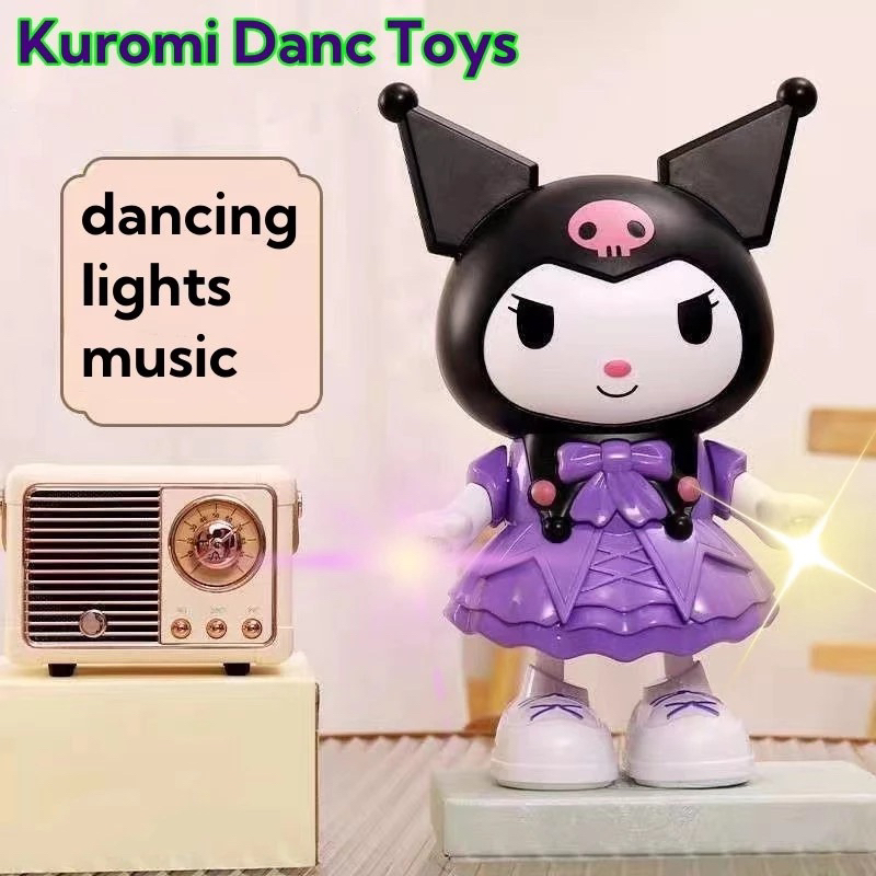 Cartoon Toys for Kid Electric Dancing Kuromi Robot with Music Lighting ...