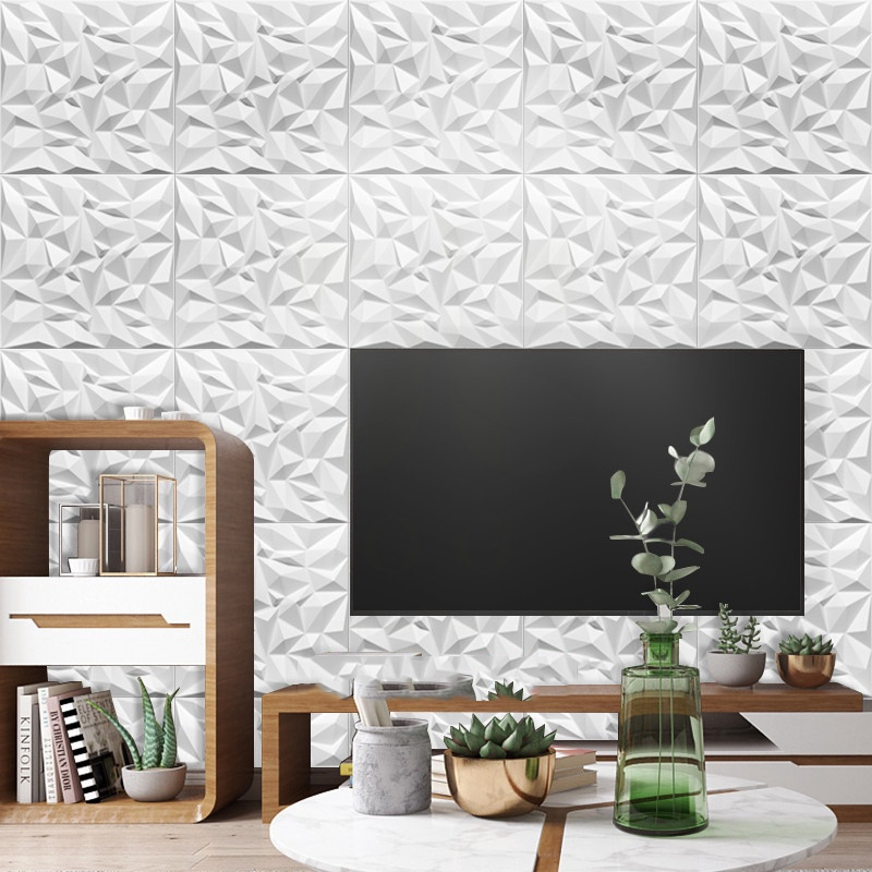 30x30 PVC Wall Panel 3D Backround DIY Wallpaper Design Wall decor Home ...