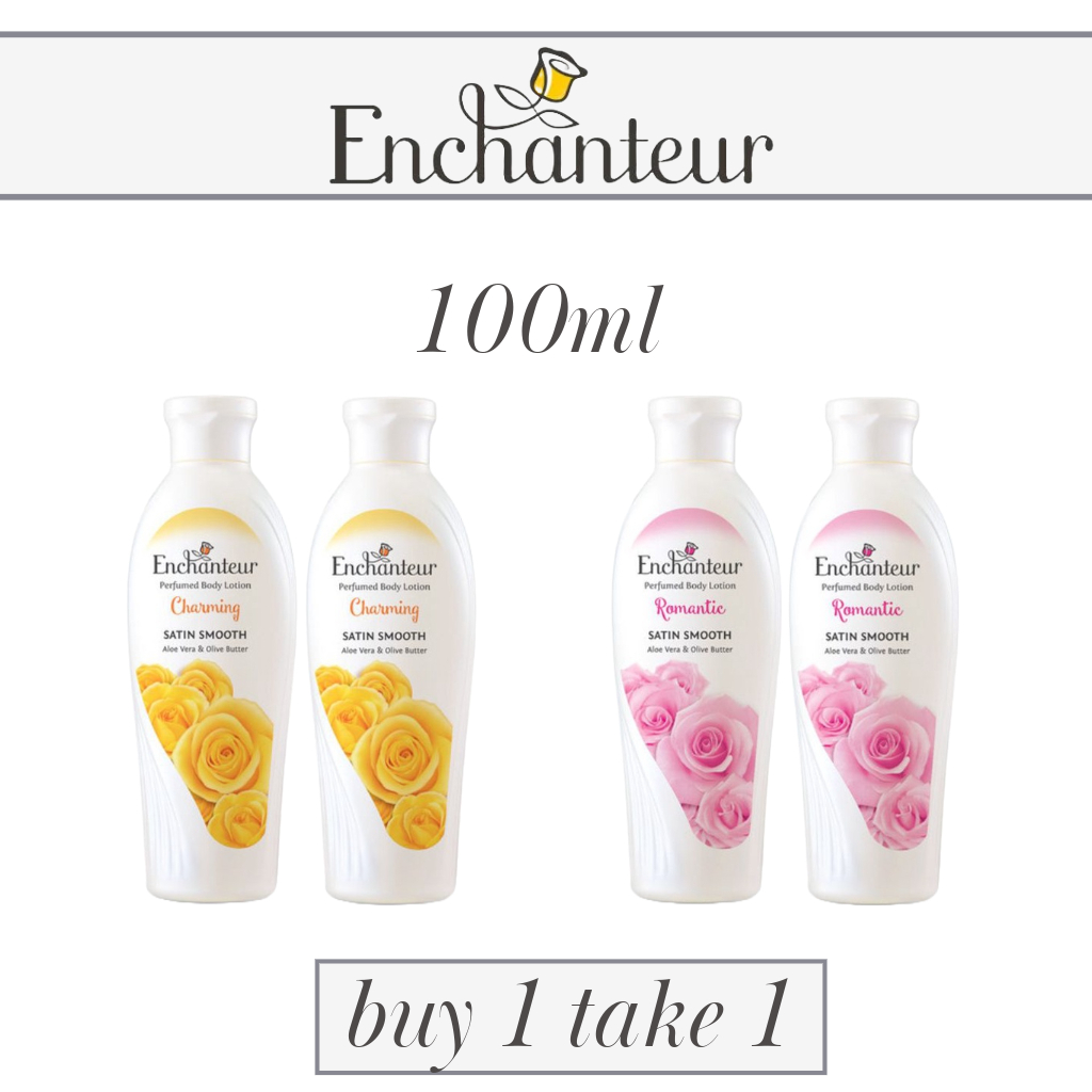 Enchanteur Perfumed Body Lotion 100ml B1T1 Shopee Philippines