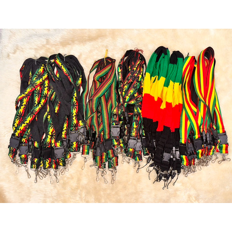 LANYARDS RASTA ID LACE RASTA REGGAE | Shopee Philippines