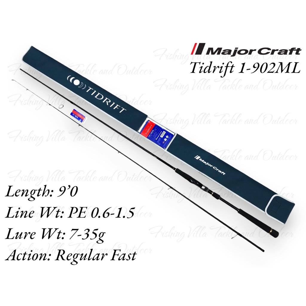 Canne à Pêche Major Craft Tidrift 1G Shore Casting - Modèle TD1-962ML - Neuf Sous Emballage
