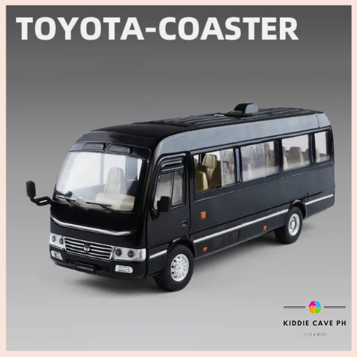 Toyota Coaster Bus Diecast Toy 1:24 1/24 Scale Die-Cast Toy Car ...