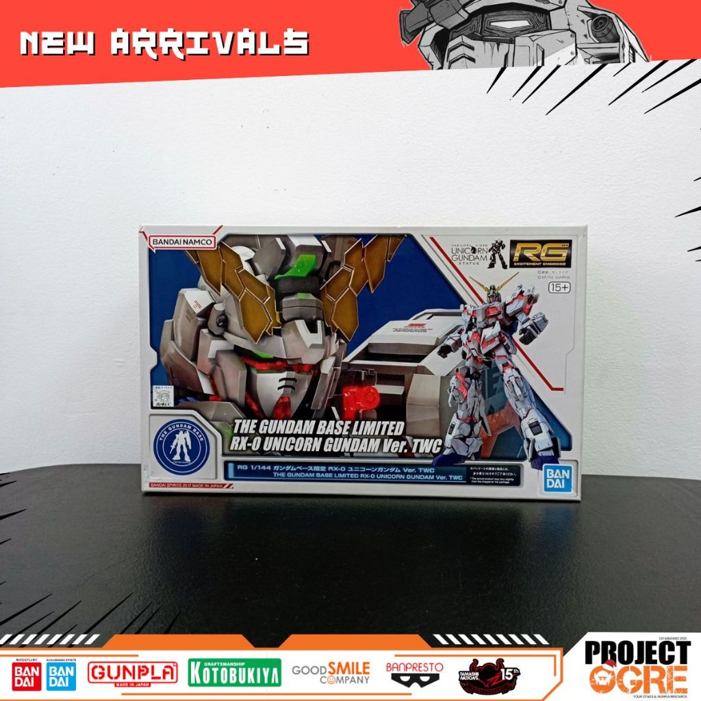 RG 1/144 The Gundam Base Limited RX-0 Unicorn Gundam Ver. TWC | Shopee ...