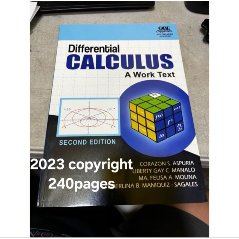 Differential Calculus A Work Text 2nd Edition By. Corazon S. Aspuria ...