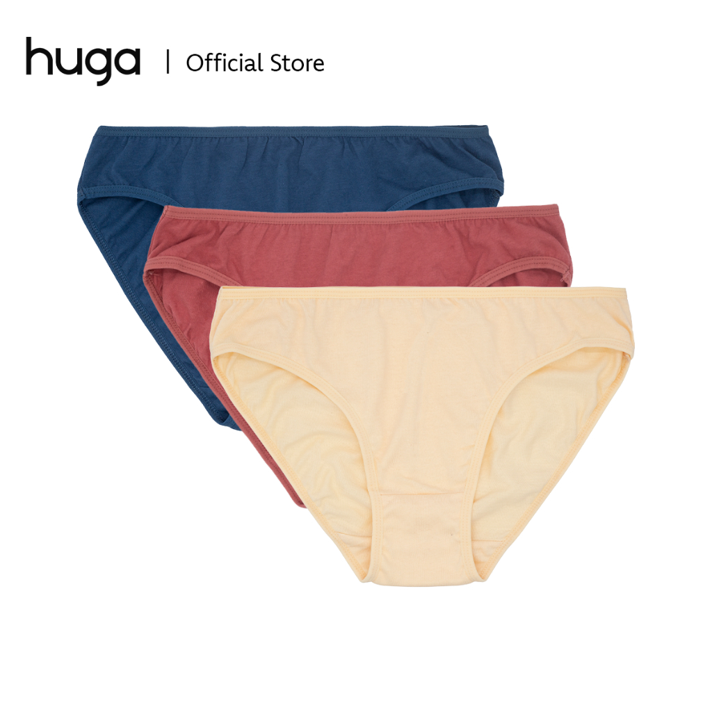 Huga 3 in 1 Promo Pack Andy 100% Cotton Bikini Underwear for Women ...