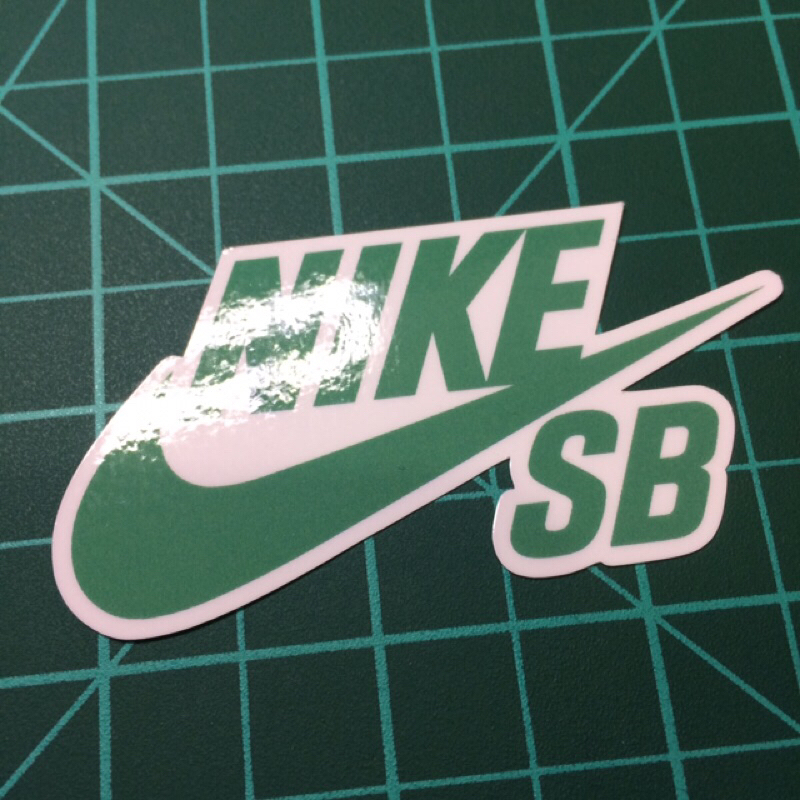 Swoosh SB green vinyl sticker | Shopee Philippines