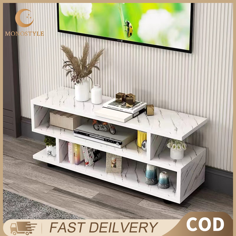 MONOSTYLE 80/120cm TV Rack Living Room TV Cabinet Minimalist Furniture ...