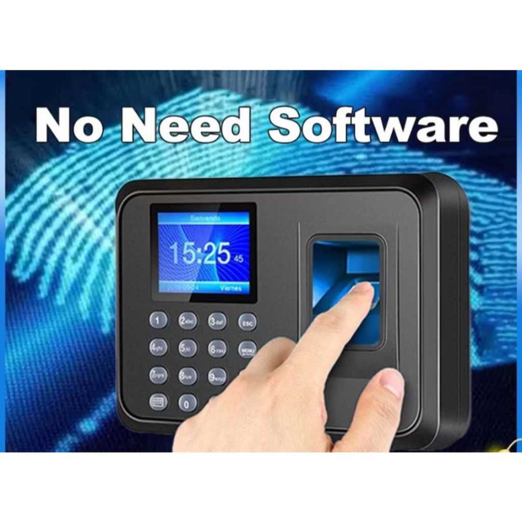 A6 Biometrics USB Biometic Office Fingerprint Attendance Check Time ...