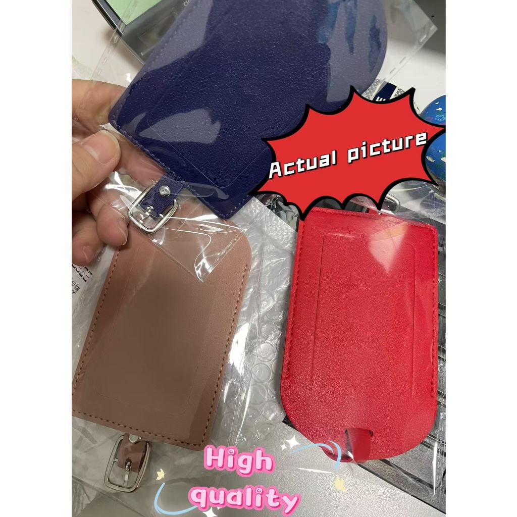 Luggage Tag Colorful Handbag Label Airplane Check-in PU Leather high ...