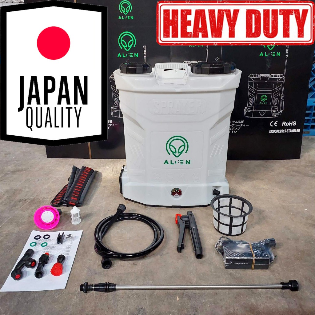 JAPAN ALIEN Knapsack Sprayer Electric Rechargeable Agricultural Sprayer ...