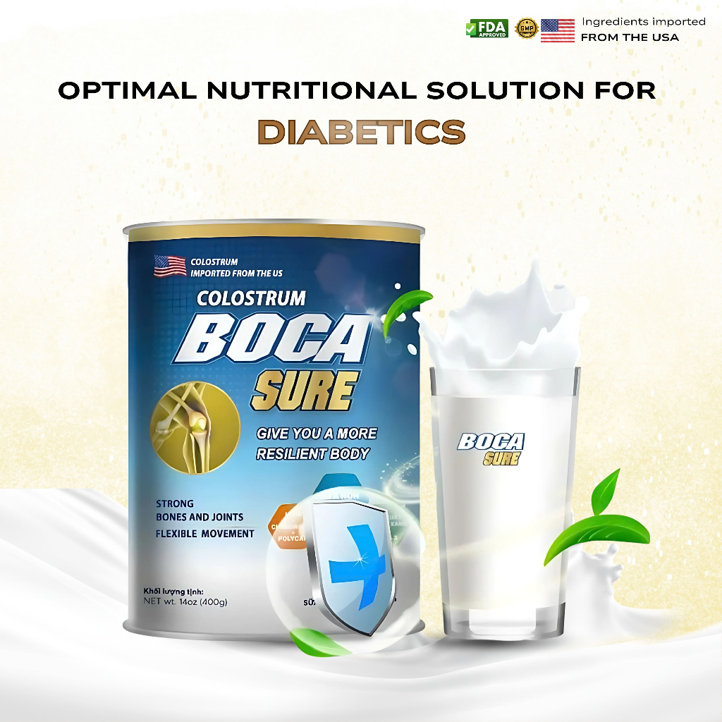 Boca Sure 400g Colostrum Milk For Joint Health, Date 2026 | Shopee ...