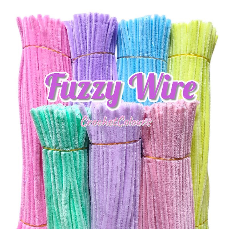 Fuzzy wire ±100pcs / Fuzzywire / Pipe cleaner / Chenille Stems for ...