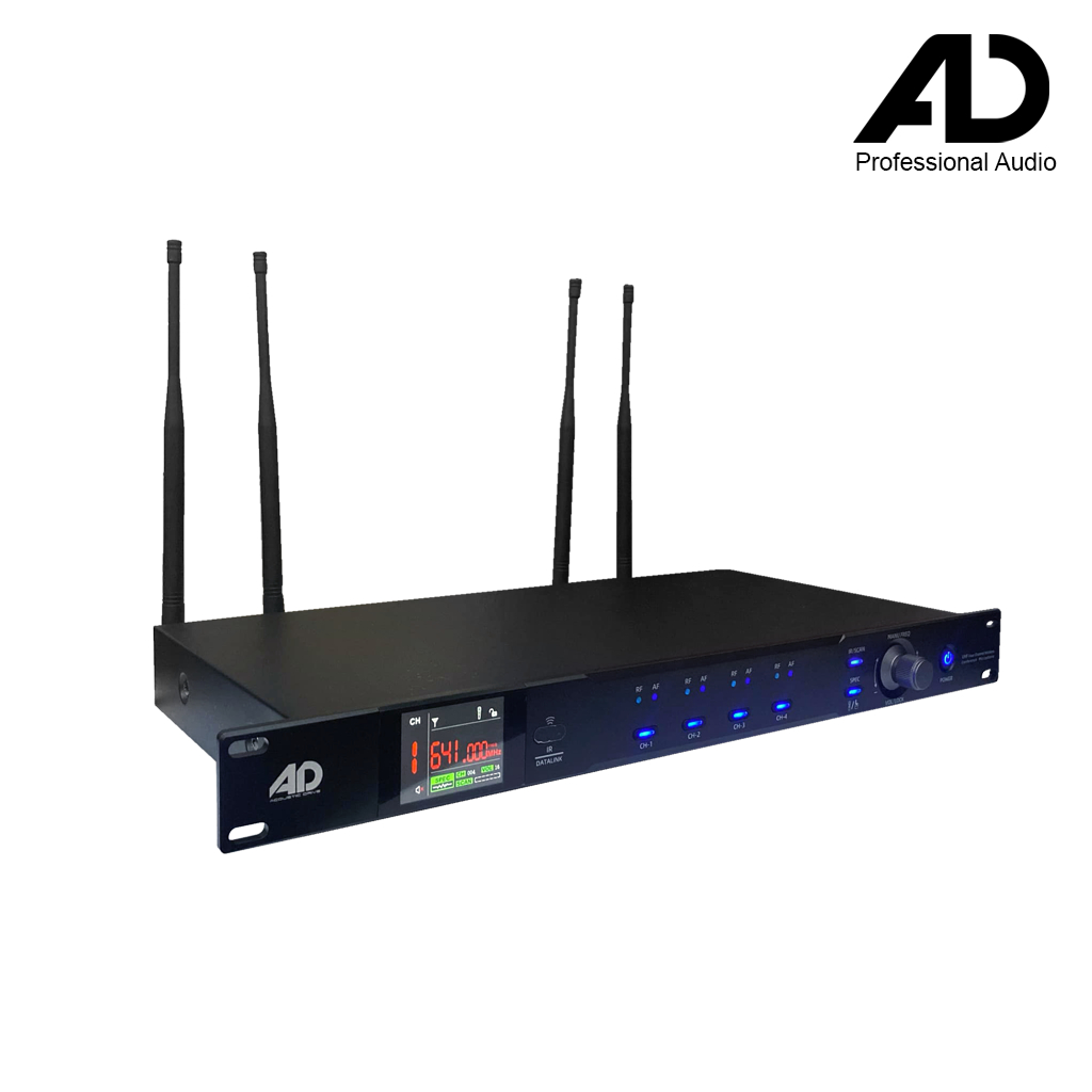 AD UX-9094 /Changeable Frequency /4pcs. Wireless Mic /400CH ...