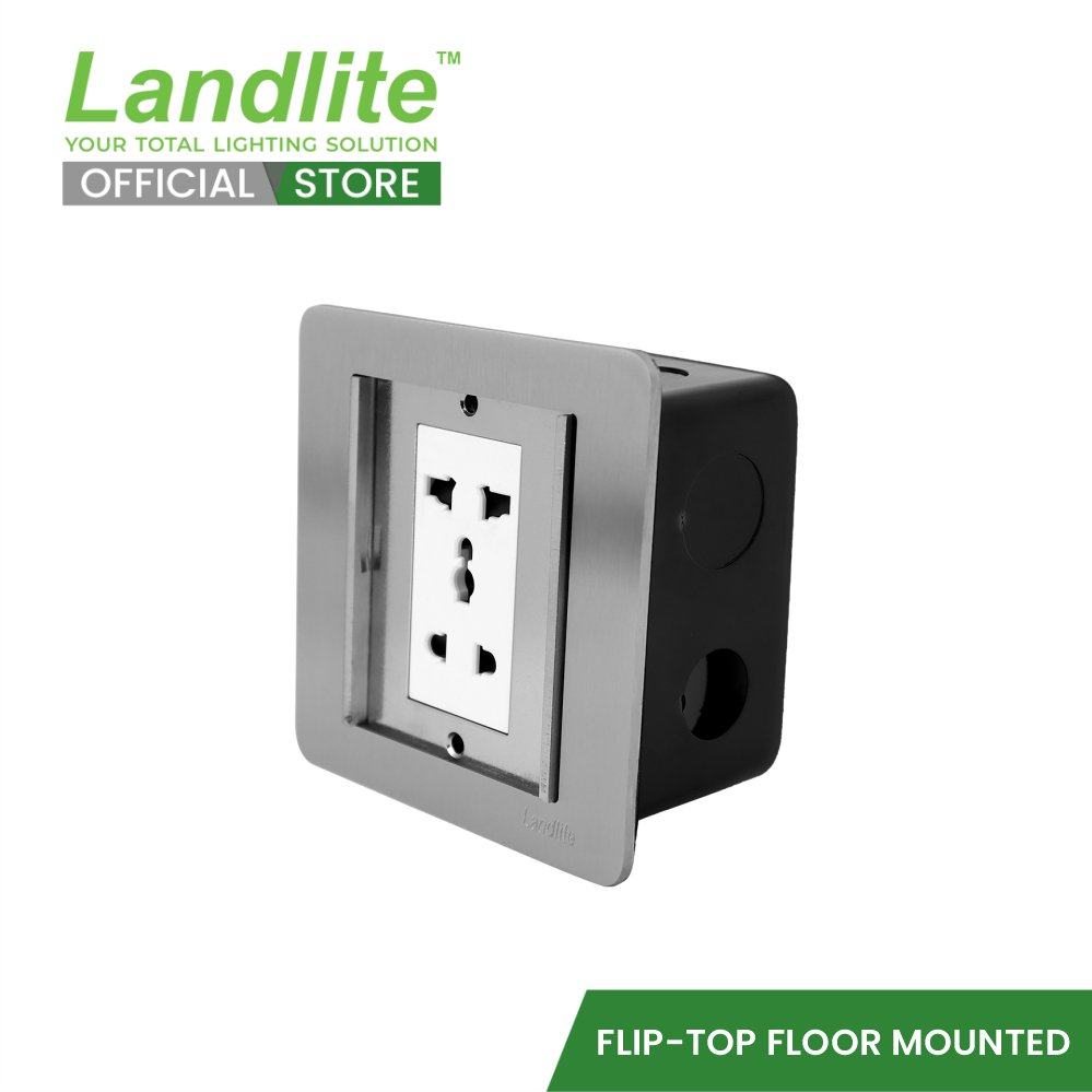 Landlite Flip-Top Floor Outlet (LWD-FOA1-2GOU.OR-BST) | Shopee Philippines