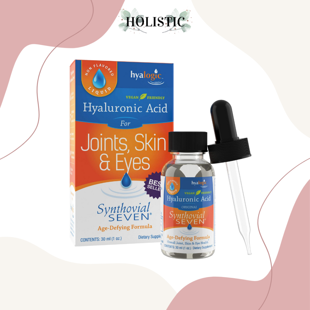 Hyalogic, Hyaluronic Acid For Joint, Skin & Eyes, Synthovial Seven, 3 ...