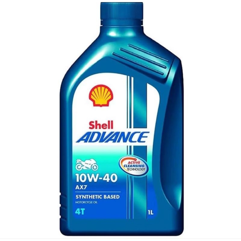 shell advance AX 4T 10w-40 BLUE 1L | Shopee Philippines