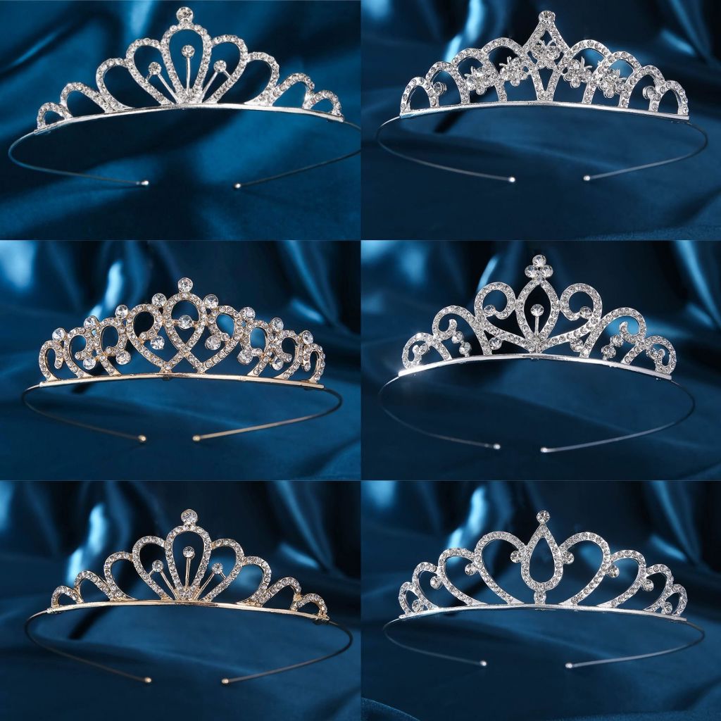 Crown Headband Crystal Rhinestone Tiaras Crowns Headbands Bridal ...