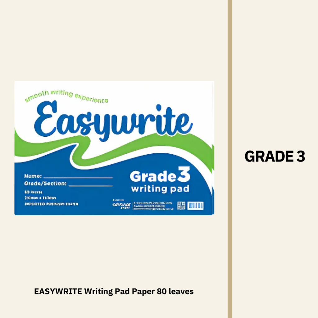 Easywrite Writing Pad Paper 80leaves / Grade 1 / Grade 2 / Grade 3 ...