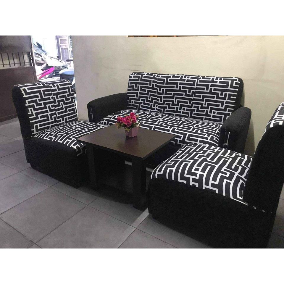 SALA SET ICON WITH CENTER TABLE(FREE DELIVERY NCR ONLY) | Shopee ...