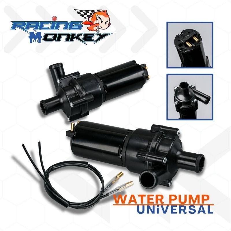RACING MONKEY RADIATOR ELECTRIC WATER PUMP ASSY (UNIVERSAL) FOR YAMAHA ...
