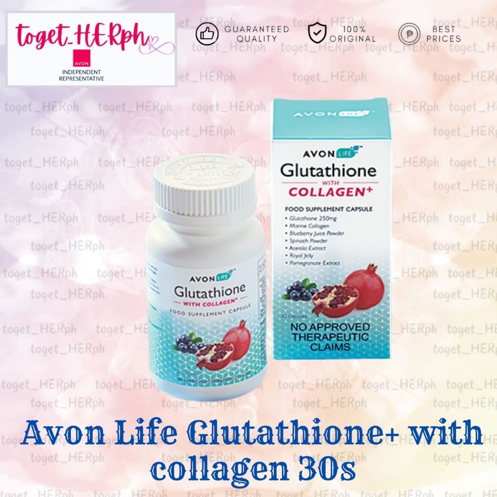 Avon Collagen Drink 5000mg / Glutathione capsule 30's | Shopee Philippines