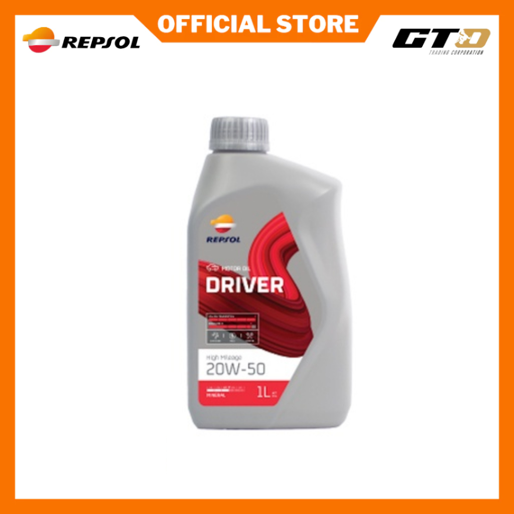 REPSOL DRIVER HGX 20W50 1L | Shopee Philippines