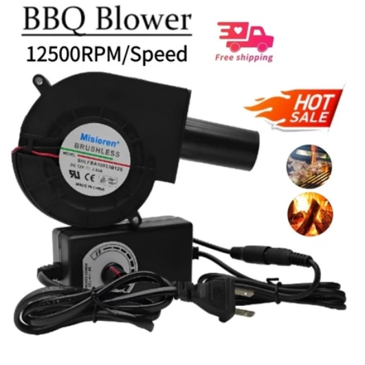 Ventilatore Soffiatore Portatile 9733 9cm 12V 2.94A Con Regolatore Di Velocit&agrave;