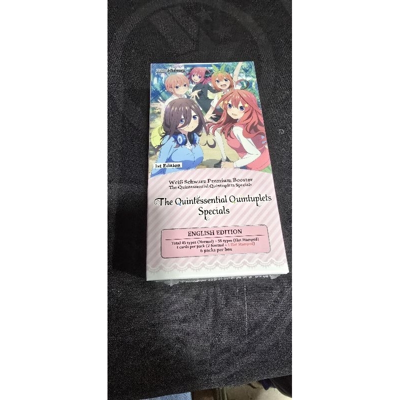 the quintessential quintuplets specials premium booster box Amazon.com: The Quintessential Quintuplets: Card Game Booster Pack Vol.2  Indispensable Existence Box : Toys & Games main image 0