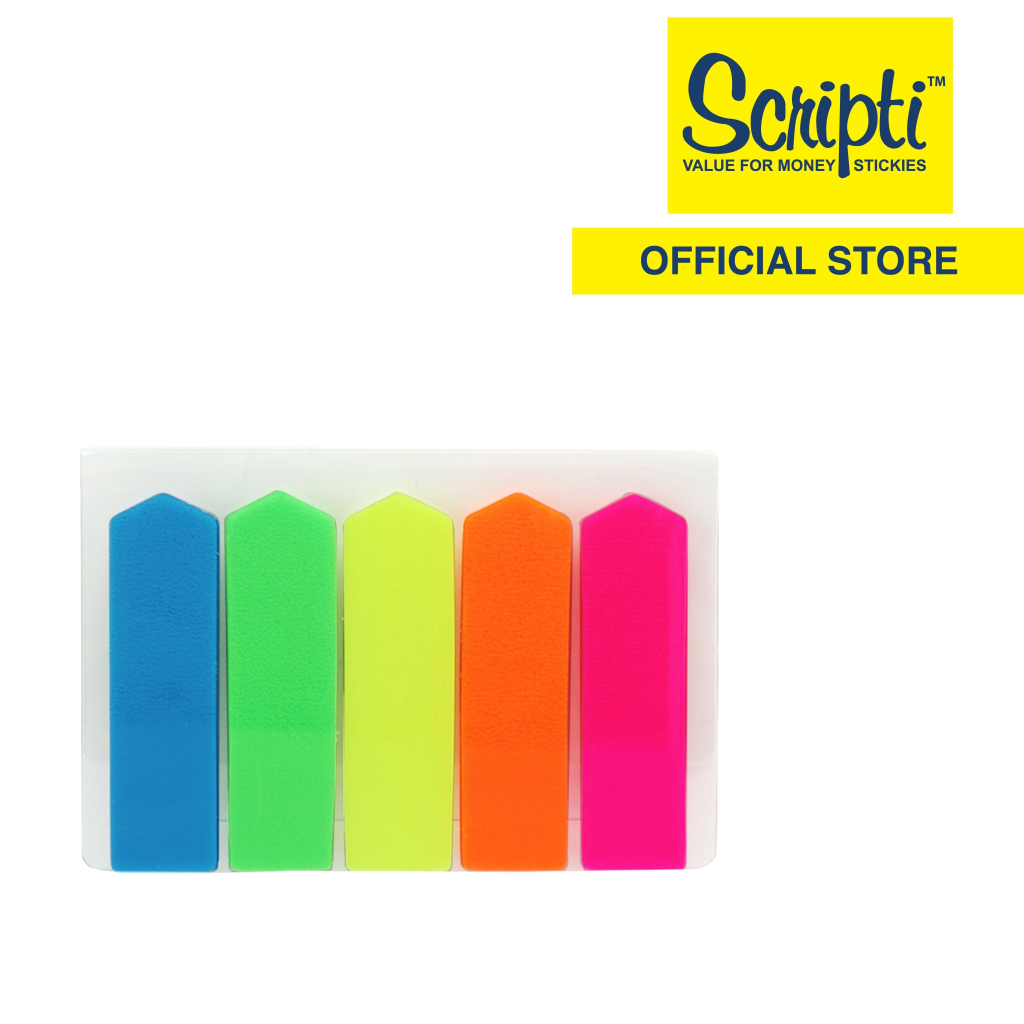 SCRIPTI Arrow Tape Flags | 48x12mm | 5 colors | 45502 | Shopee Philippines