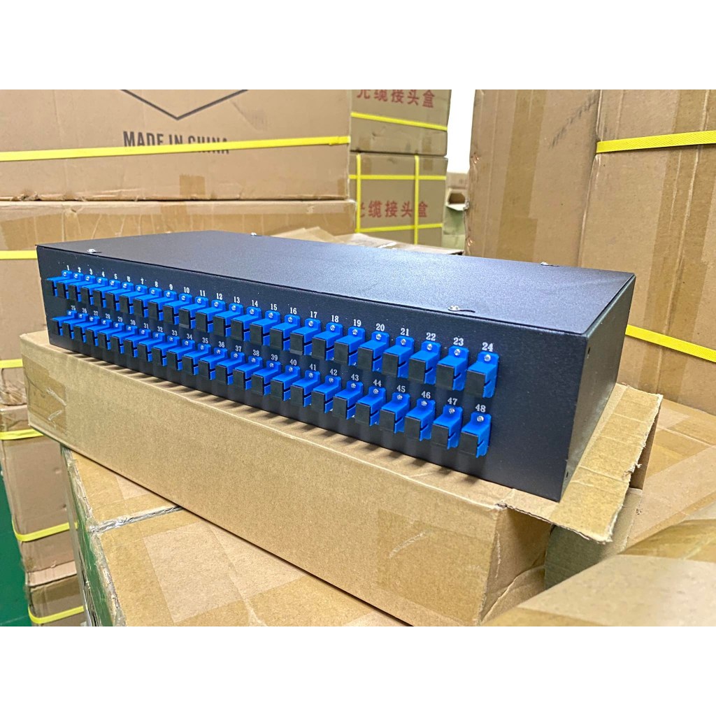 FIBER PATCH PANEL 48PORT SC LOADED AND FIBER PATCH PANEL 48PORT LC ...