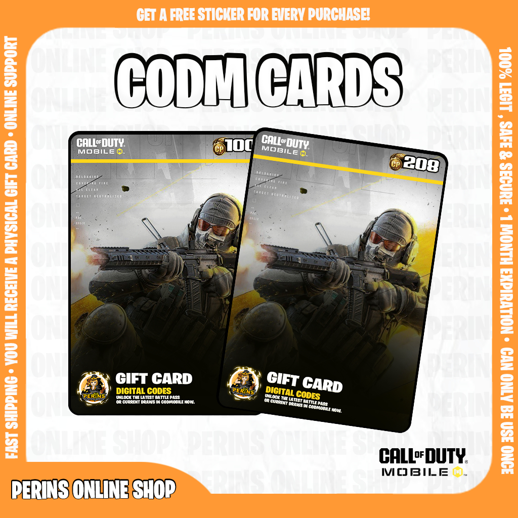 Call of Duty Mobile Cards V2 with free stickers! | Shopee Philippines