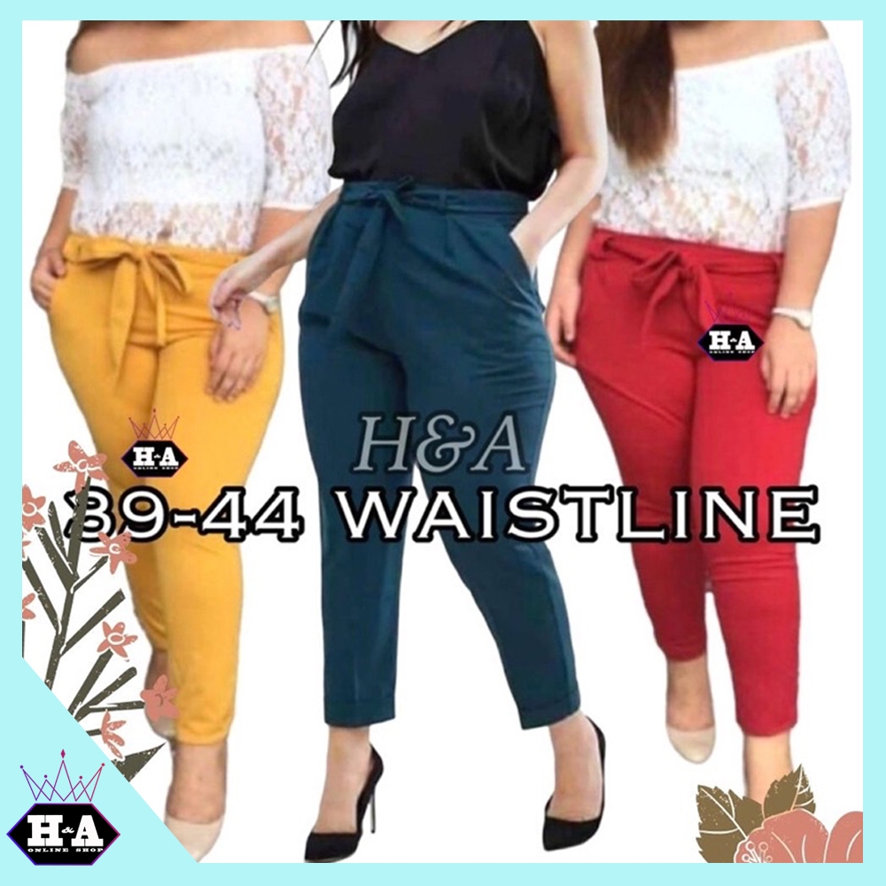 Candy Pants - BIg Size - Thick Fabric Pants (Can Fit: 39 Up To 44 inch ...