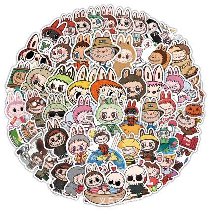 Labubu Sticker 100 pcs / 200 pcs | Shopee Philippines