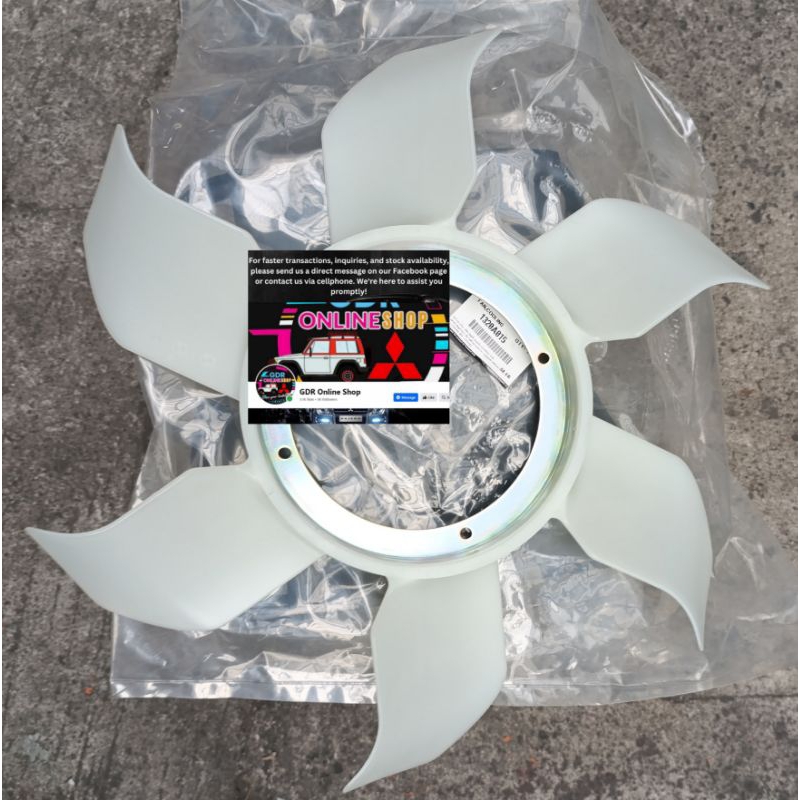 GDR - Montero Sports Gen2 4D56 Radiator Fan Blade. ORIGINAL | Shopee ...