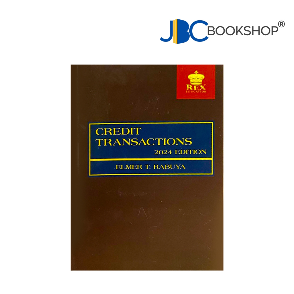 Credit Transactions 2024 Edition by Elmer Rabuya | Shopee Philippines