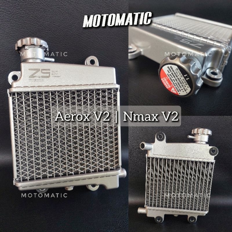 NMAX V2 / AEROX V2 | Z5 Racing Radiator BIG SIZE | Pitsbike | Shopee ...