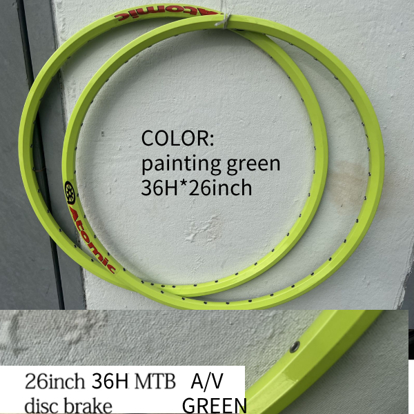 Atomic Bike Rims 26er 36H Mtb Disc Brake Mountain Bicycle Rims wheels ...