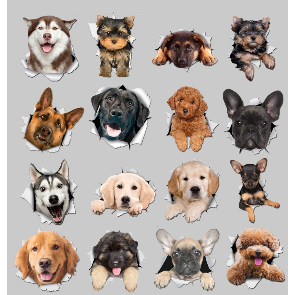 1Pc car stickers waterproof DIY motorcycle laptop helmet decals 3d cute ...