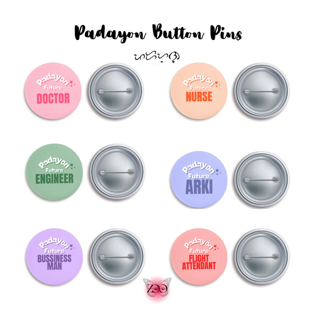 Padayon Mini Button Pins with Profession | Padayon Courses | Shopee ...