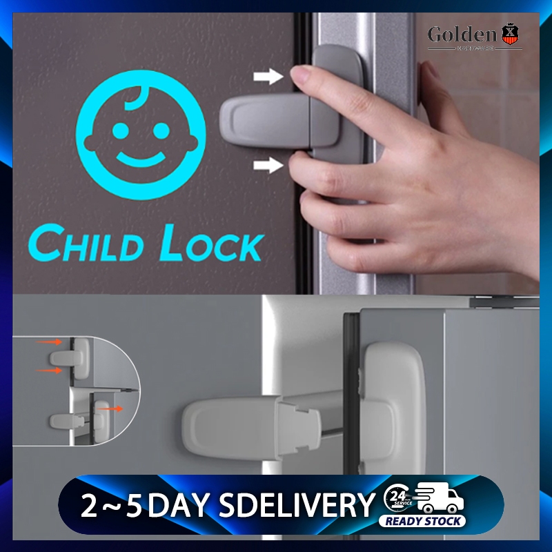 Child Lock Refrigerator lock Cabinet Door Fastening Buckle T-type ...