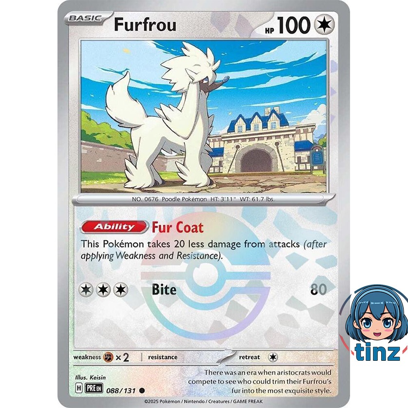 furfrou-088-131-common-pokeball-reverse-holo-pokemon-sv