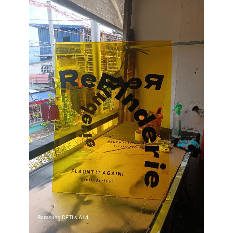 Acrylic floor Signage Standee Outdoor/Indoor | Shopee Philippines