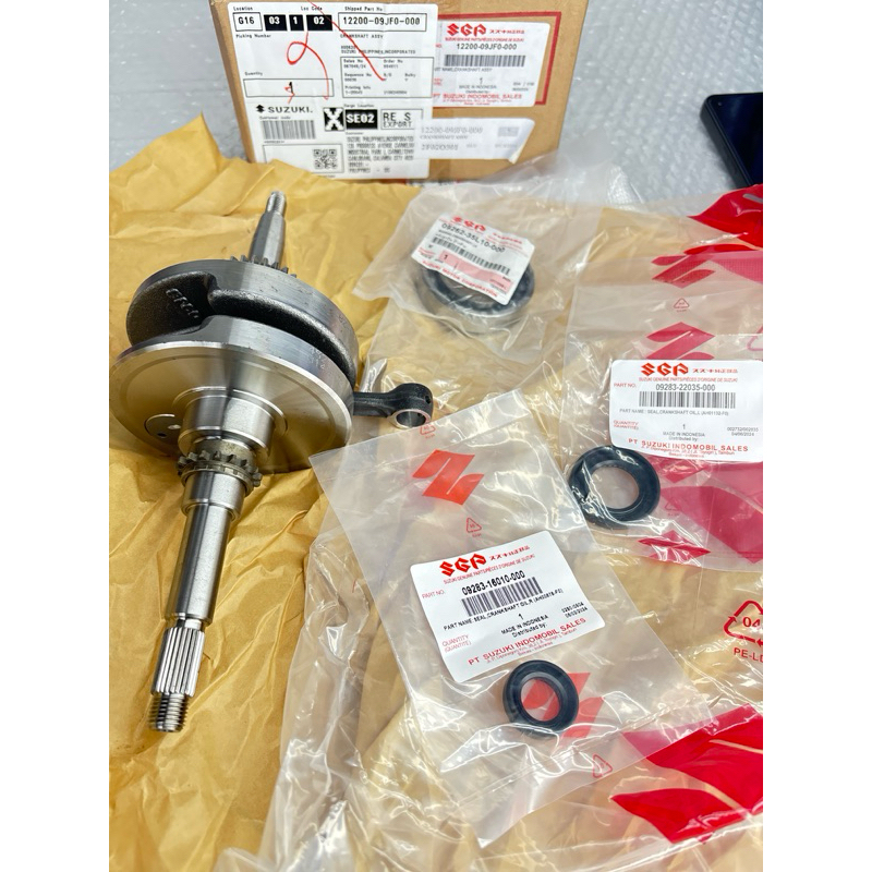 SGP CRANKSHAFT ASSY SET WITH BEARING AND OIL SEAL FOR SKYDRIVE SPORT ...