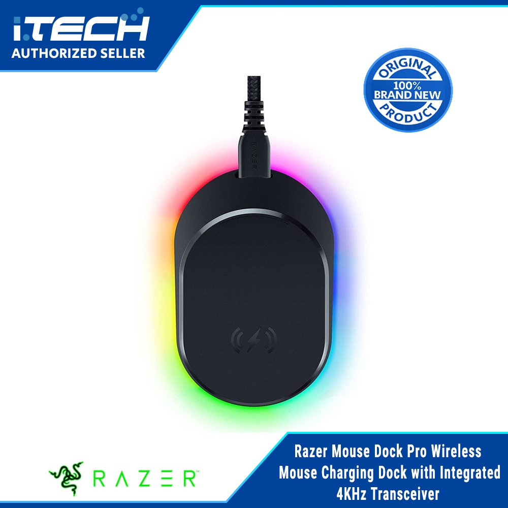 Razer Mouse Dock Pro Wireless Mouse Charging Dock with Integrated 4KHz ...