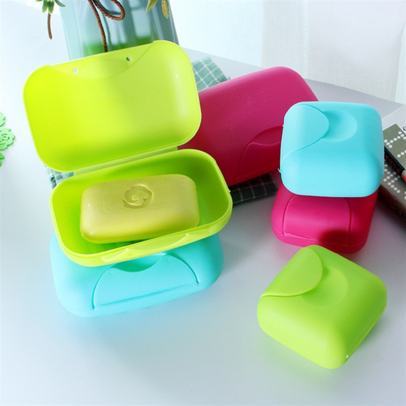 Portable Soap Box Candy Color Storage Box with Lock Waterproof Sealed ...