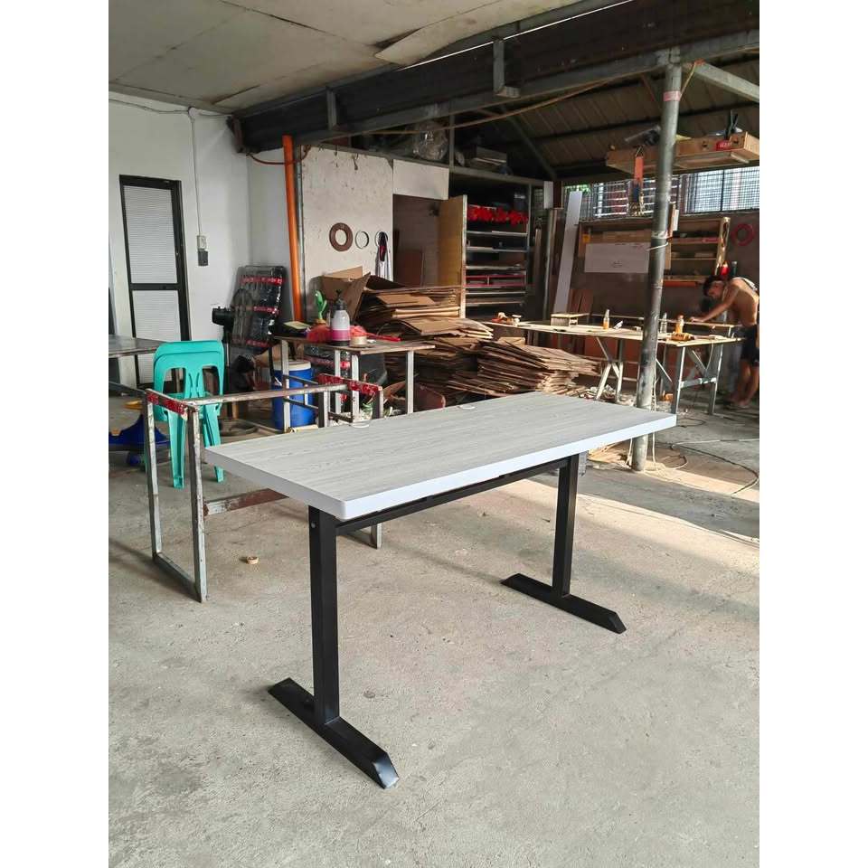 HEAVY-DUTY STRAIGHT COMPUTER TABLE I STEEL FRAME | Shopee Philippines